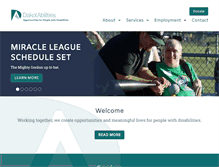 Tablet Screenshot of dakotabilities.org
